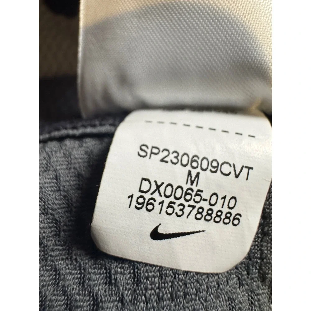 Nike Pro Womens Crop Quarter Zip Long Sleeve Training Top Black Grey DX0065-010